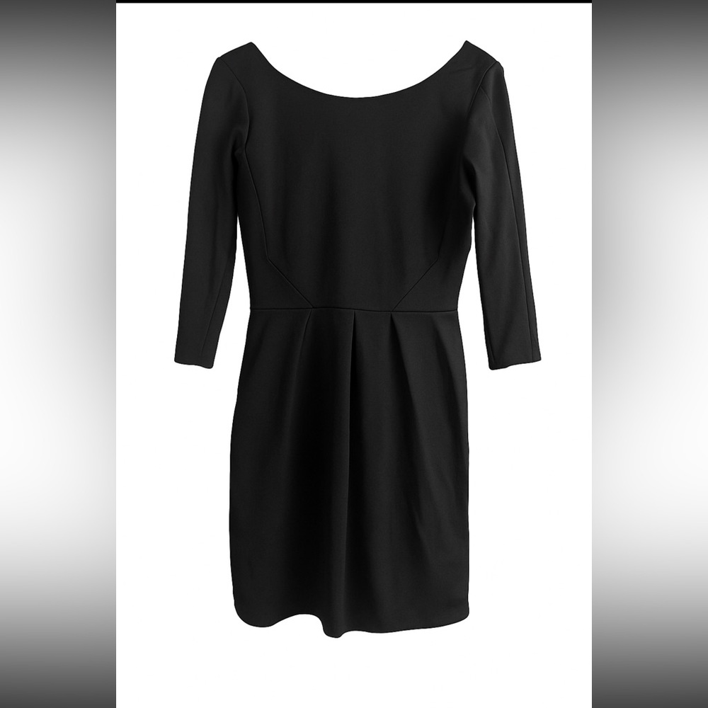 Amanda Uprichard Black Ponte Classic Dress Size: Medium